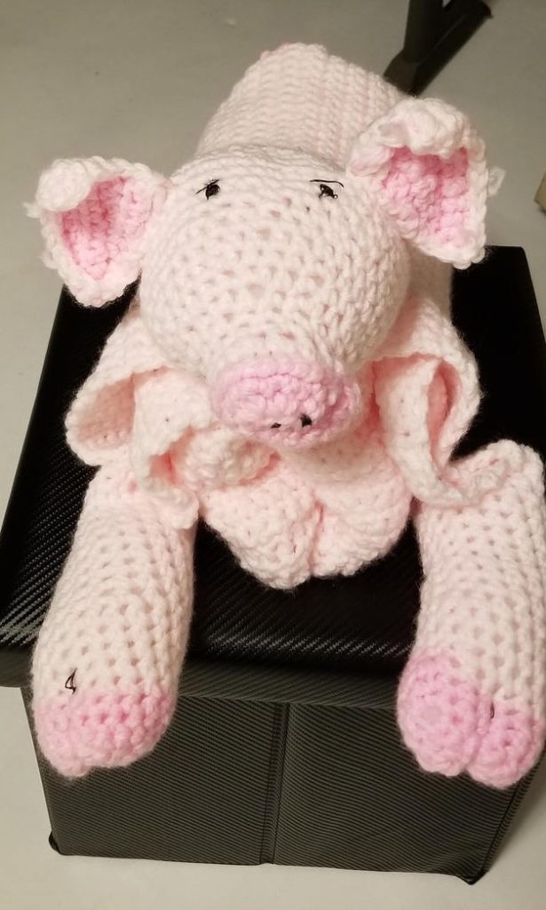 Crochet Pig blanket