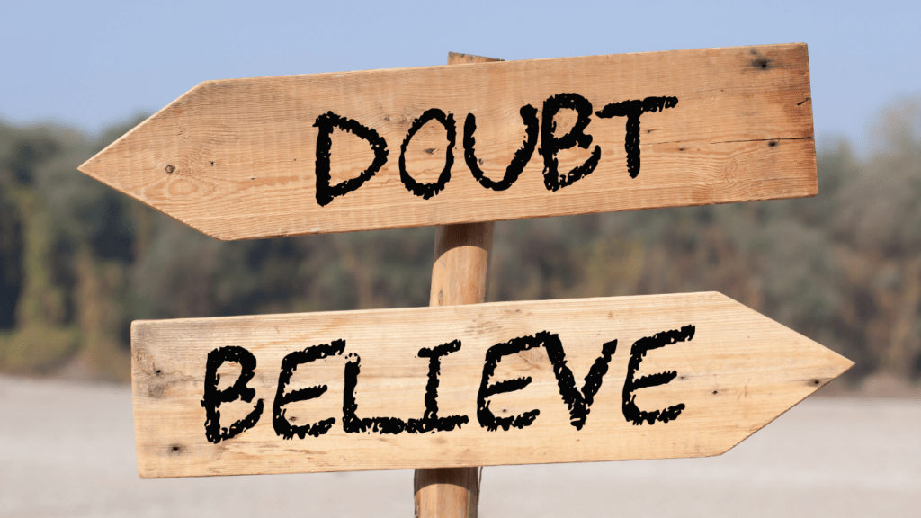 self-doubt, doubt, limiting beliefs, anxiety, depression